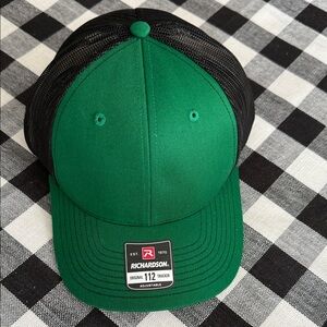 Richardson Green and Black Trucker Hat